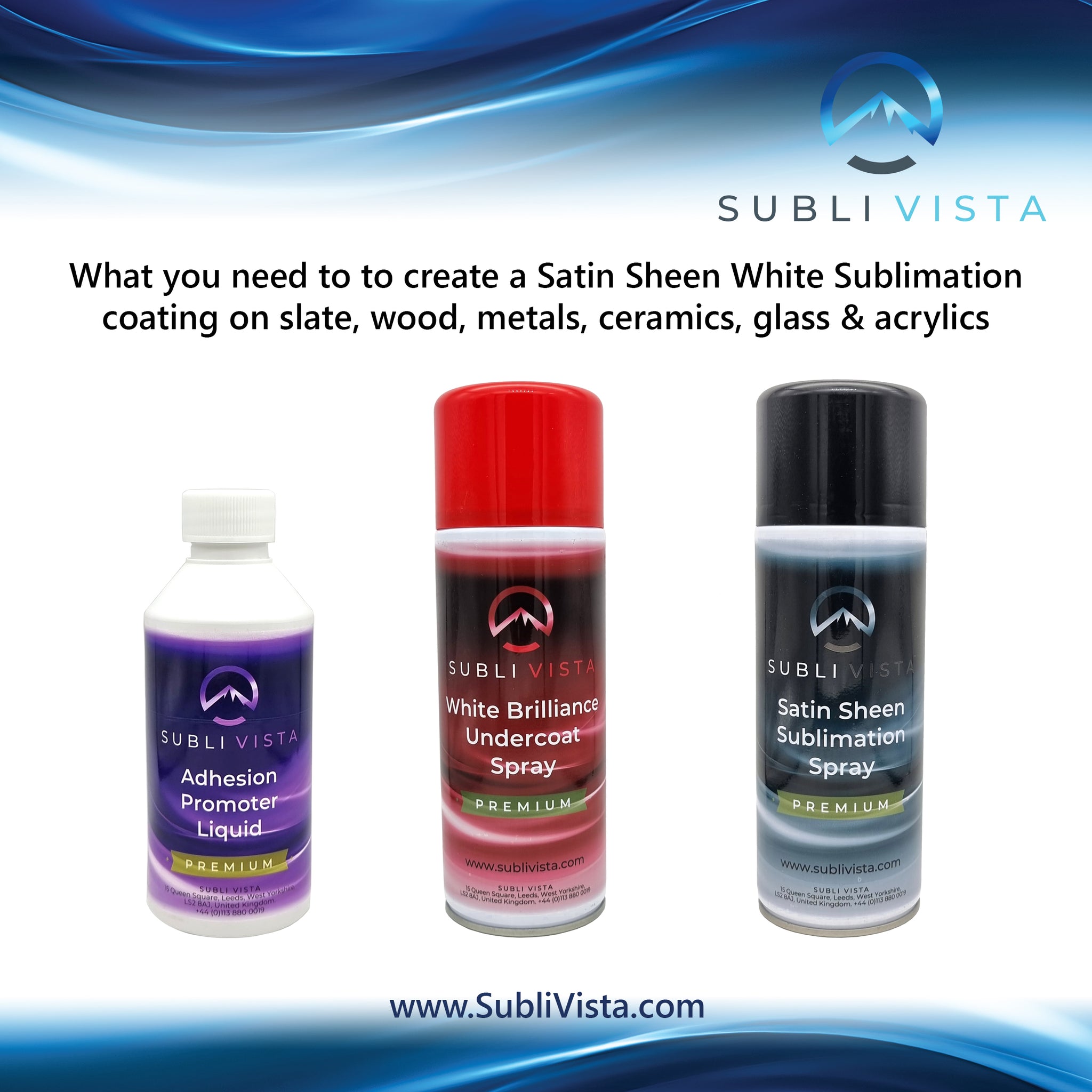 DIY Premium Satin Sheen Sublimation Spray 400ml