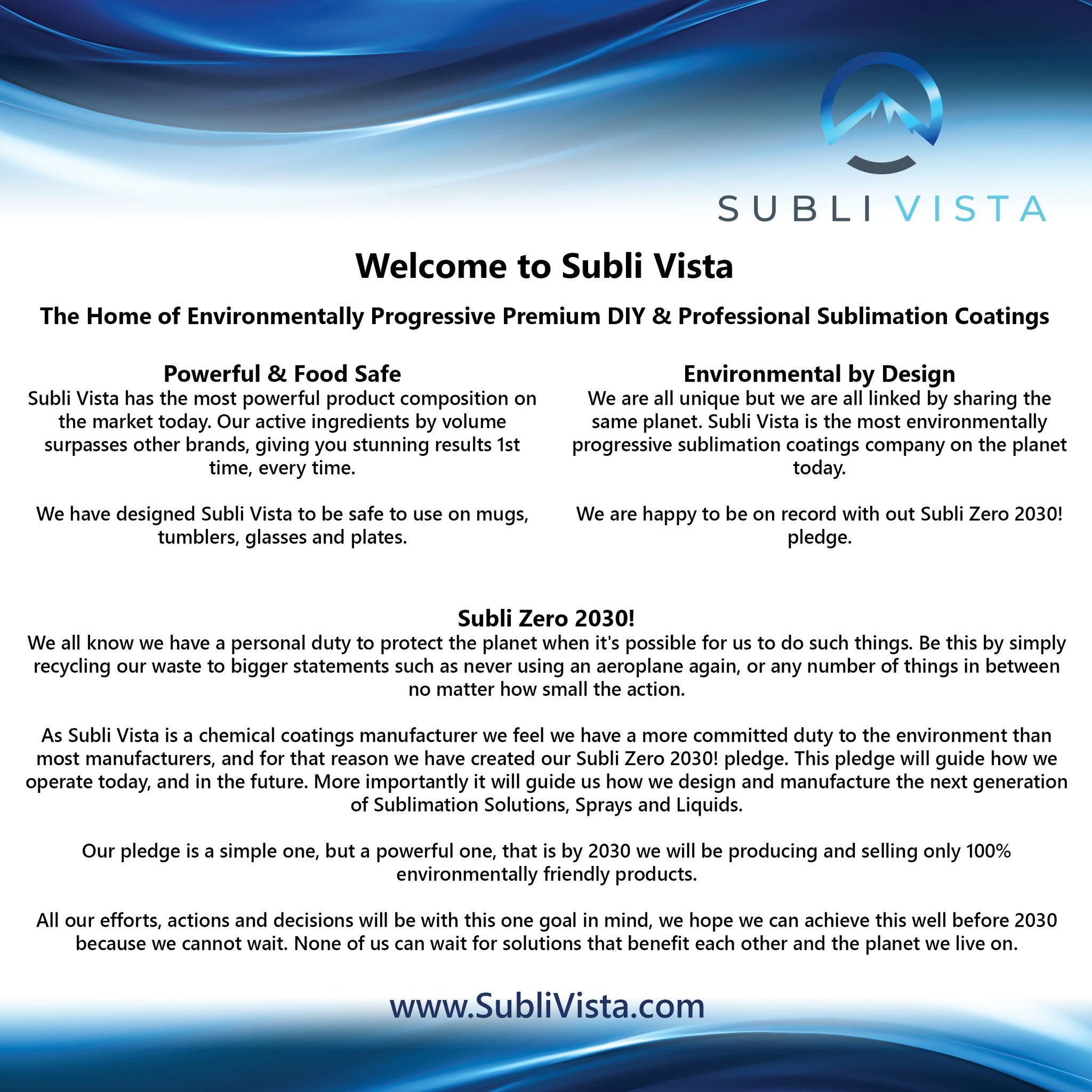 Subli Vista Liquid Product Applicator 1 inch/25mm