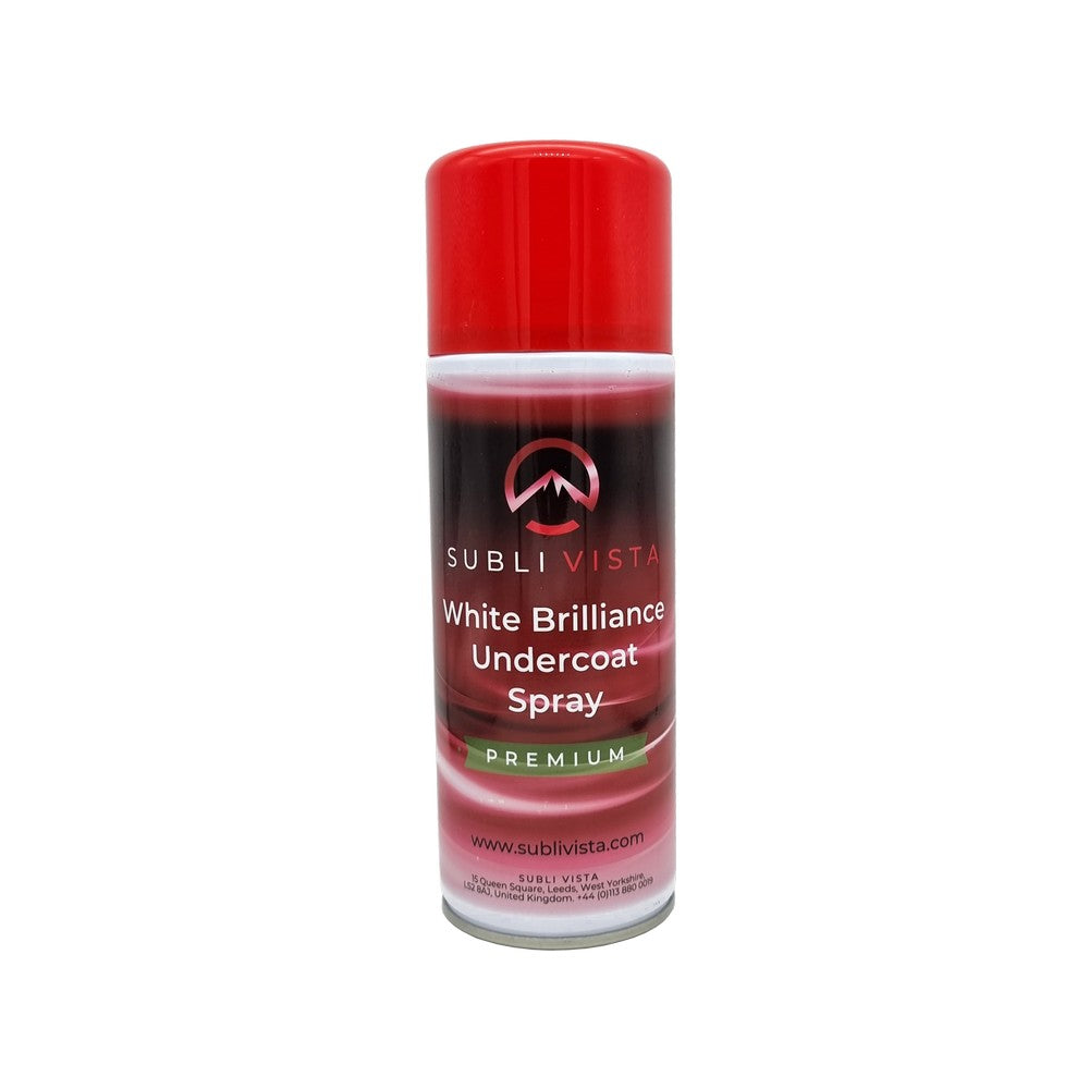 DIY Premium White Brilliance Satin Undercoat Spray 400ml