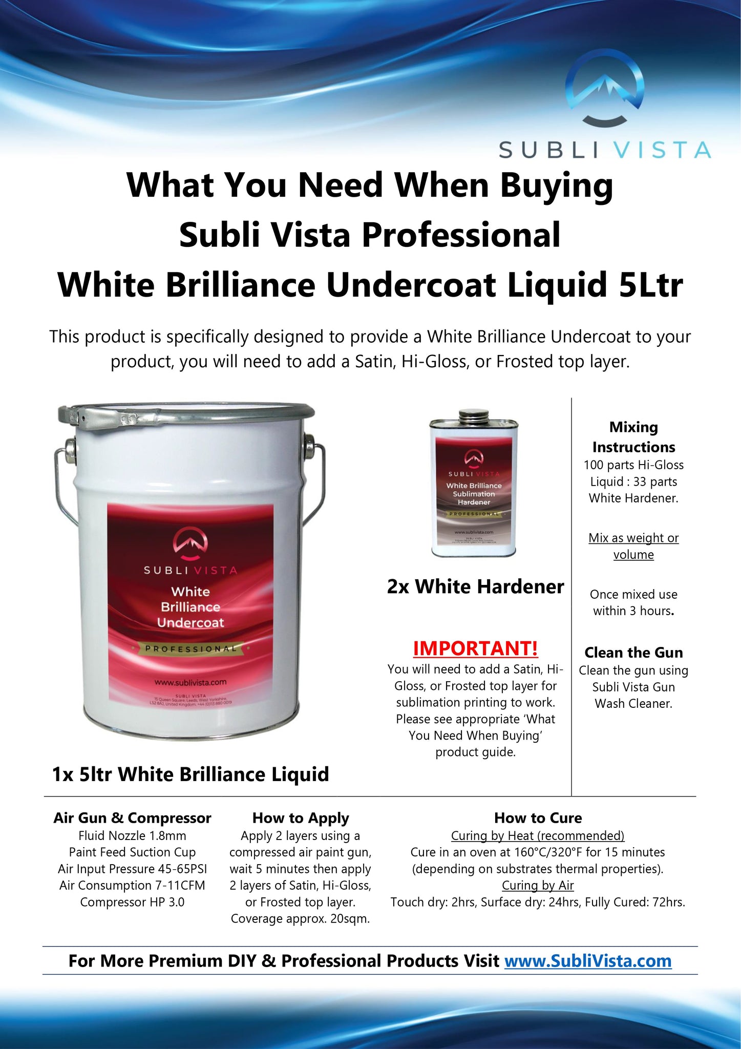 Professional Satin Sheen Wood Sublimation Liquid 5 litres